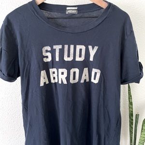 MOTHER Study Abroad t-shirt NWOT